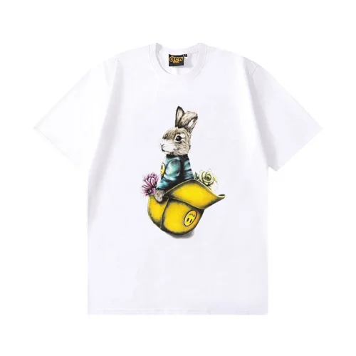 Футболка Drew House Rabbit In Snail Shell "White"