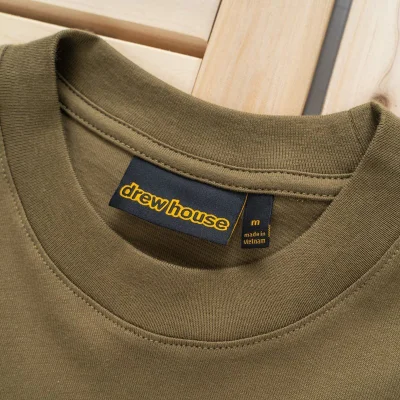 Футболка Drew House With Text Logo In The Center "Brown" фото № 4