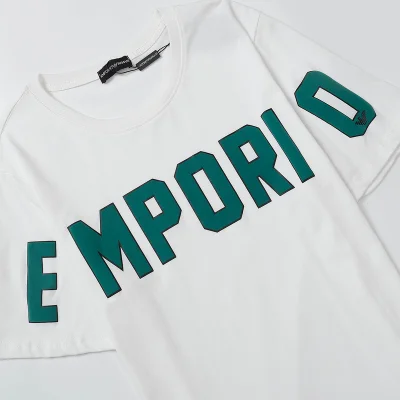 Футболка Emporio Armani With The Inscription Of The Brand "White" фото № 2 Футболка Emporio Armani With The Inscription Of The Brand "White" фото № 2
