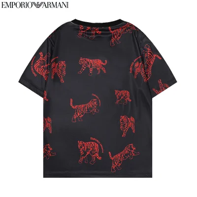 Футболка Emporio Armani The Playing Tiger "Black" фото № 2