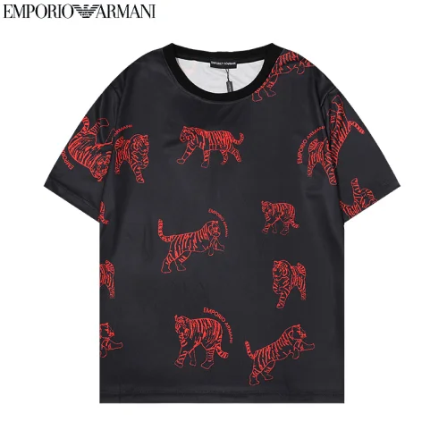 Футболка Emporio Armani The Playing Tiger "Black"
