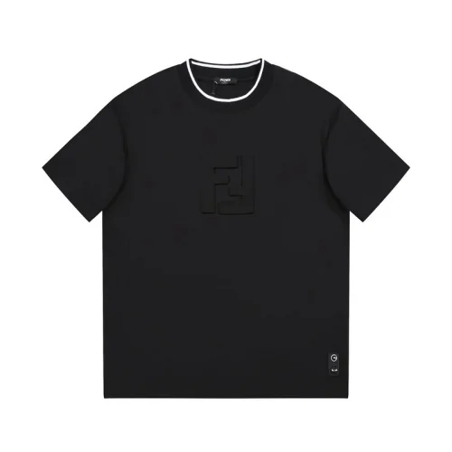 Футболка Fendi Logo Embossing Style "Black"