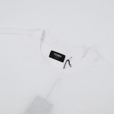 Футболка Fendi The Letter F Are Inverted "White" фото № 2