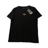 Футболка Fendi With Yellow Logo "Black"