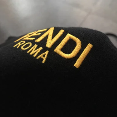 Футболка Fendi With Yellow Logo "Black" фото № 5