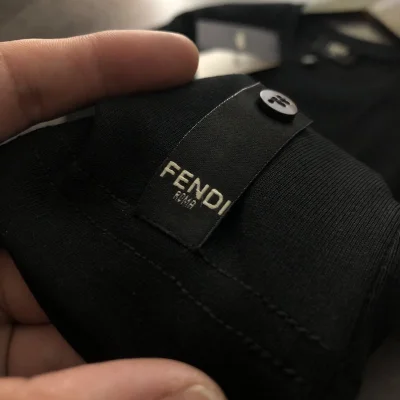 Футболка Fendi Eyes "Black" фото № 6