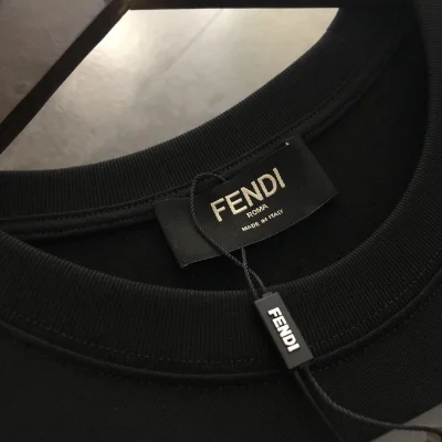 Футболка Fendi Eyes "Black" фото № 9