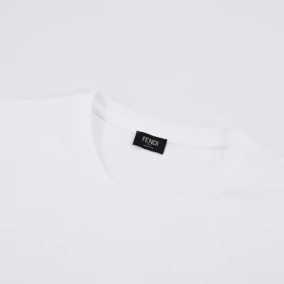 Футболка Fendi With Bright Insert And Text Logo "White" фото № 8 Футболка Fendi With Bright Insert And Text Logo "White" фото № 8
