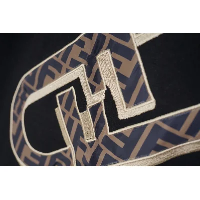 Футболка Fendi Paperclip-Logo "Black" фото № 4