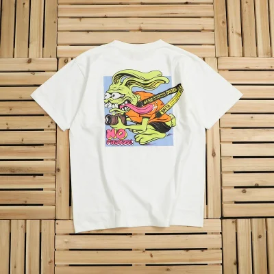 Футболка FR2 Zombi Rabbit "No Problem" "White" фото № 2