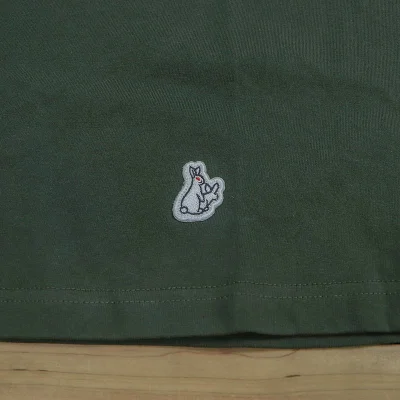 Футболка FR2 Print Two Rabbits In Square And Logo Front "Green" фото № 5