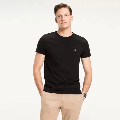 Футболка Fred Perry With Logo Brand "Black" фото № 3 Футболка Fred Perry With Logo Brand "Black" фото № 3