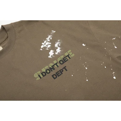 Футболка Gallery Dept White-Green Spots "Light Brown" фото № 5