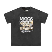 Футболка Gallery Dept Print With Burning Skulls "Black/Gray"