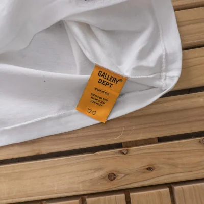 Футболка Gallery Dept Multicolored Brush Strokes "White" фото № 7