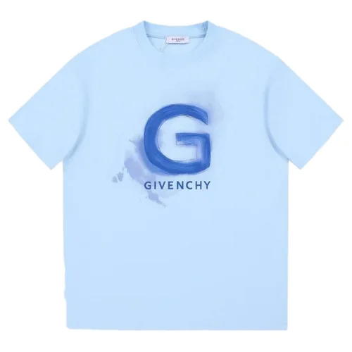 Футболка Givenchy Letter-Print "Blue"
