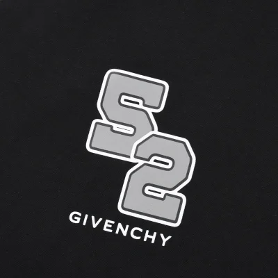 Футболка Givenchy With Logo And Number 52 "Black" фото № 2