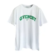 Футболка Givenchy Base With Green Brand Logo "White"
