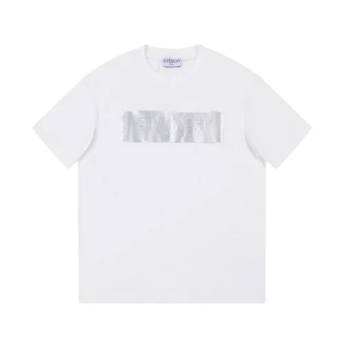 Футболка Givenchy With Silver Logo Printing "White"