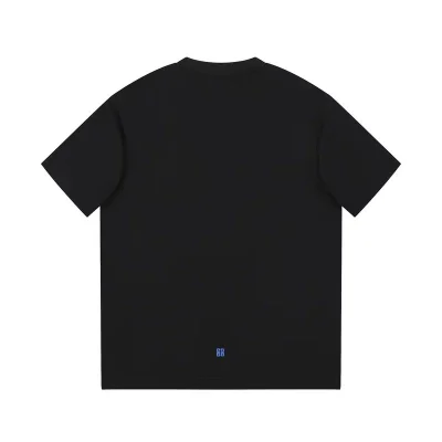 Футболка Givenchy With Blue Text Logo "Black" фото № 6