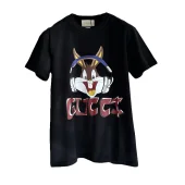 Футболка Gucci Rabbit In Headphones "Black"