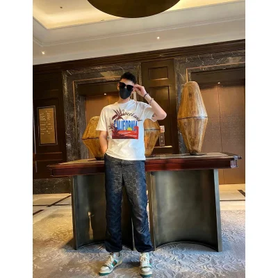 Футболка Gucci Sunny California "White" фото № 4