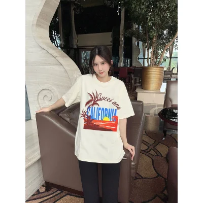 Футболка Gucci Sunny California "White" фото № 5