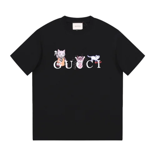 Футболка Gucci Cats "Black"