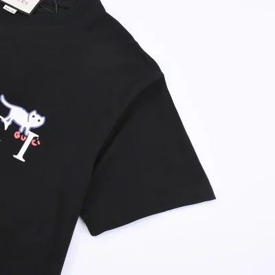 Футболка Gucci Cats "Black" фото № 5