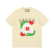 Футболка Gucci Red Tulips "Beige"