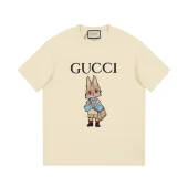 Футболка Gucci With A Cute Rabbit Print "Beige"