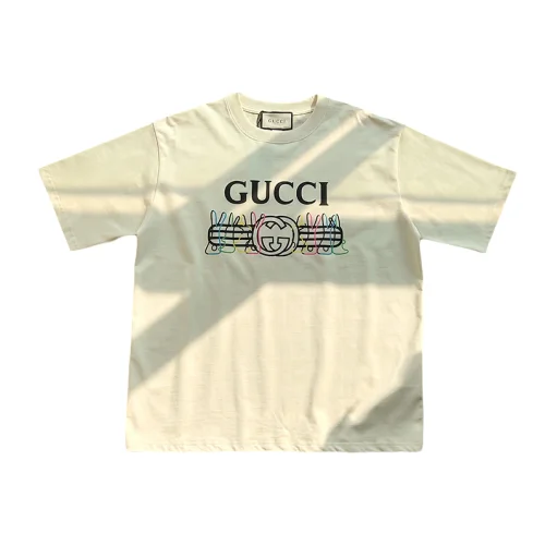 Футболка Gucci With An Interesting Print "White"