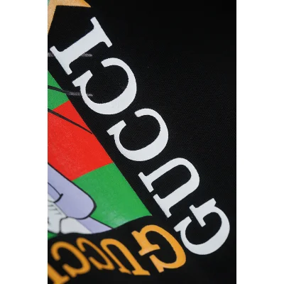 Футболка Gucci With Rabbit Print With Money "Black" фото № 2