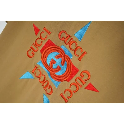 Футболка Gucci Five - Pointed Star "Brown" фото № 7