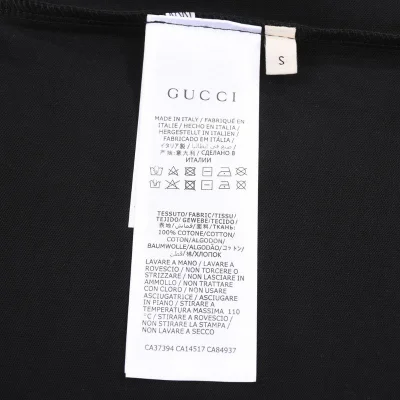 Футболка Gucci With An Inscription In The Form Of House "Black" фото № 4