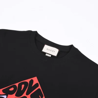 Футболка Gucci With An Inscription In The Form Of House "Black" фото № 5