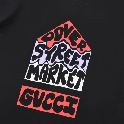 Футболка Gucci With An Inscription In The Form Of House "Black" фото № 8