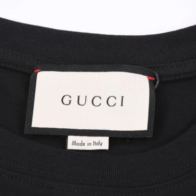 Футболка Gucci With An Inscription In The Form Of House "Black" фото № 7