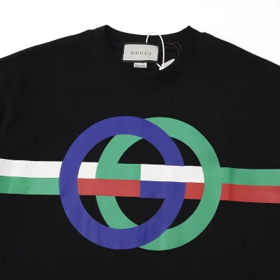 Футболка Gucci Comfortable With Graphic Logo "Black" фото № 3