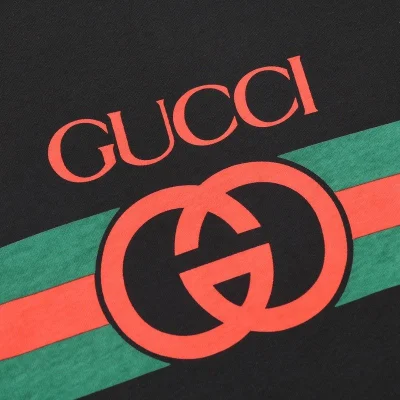 Футболка Gucci Tape "Black" фото № 7
