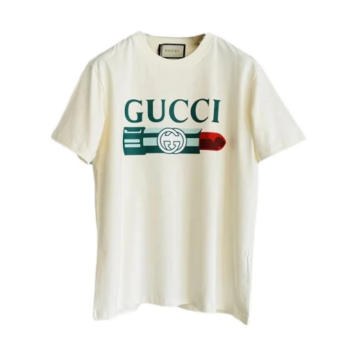 Футболка Gucci Lipstick "Cream"
