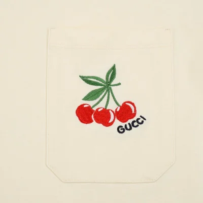 Футболка Gucci Cherries "Cream" фото № 6