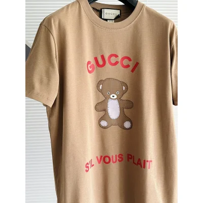 Футболка Gucci A Toy With Logo Brand "Brown" фото № 7