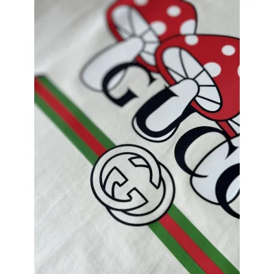 Футболка Gucci Poisonous Mushroom Print "Cream" фото № 5