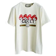 Футболка Gucci Poisonous Mushroom Print "Cream"