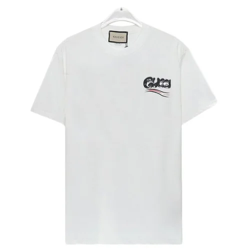 Футболка Gucci Volumetric Logo Inscription Back "White"