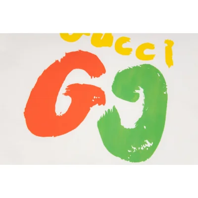 Футболка Gucci Gucci GC Print "White" фото № 3