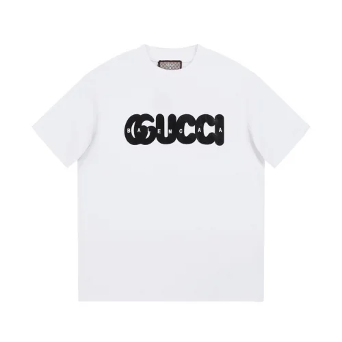 Футболка Gucci X Balenciaga With Logo "White"