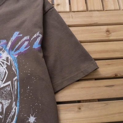 Футболка Hellstar Skull In Helmet "Brown" фото № 4