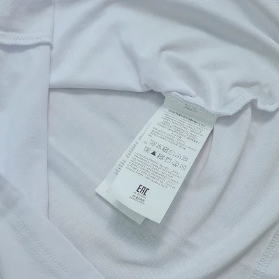 Футболка Jil Sander Front Inscription And Back Bird Print "White" фото № 6